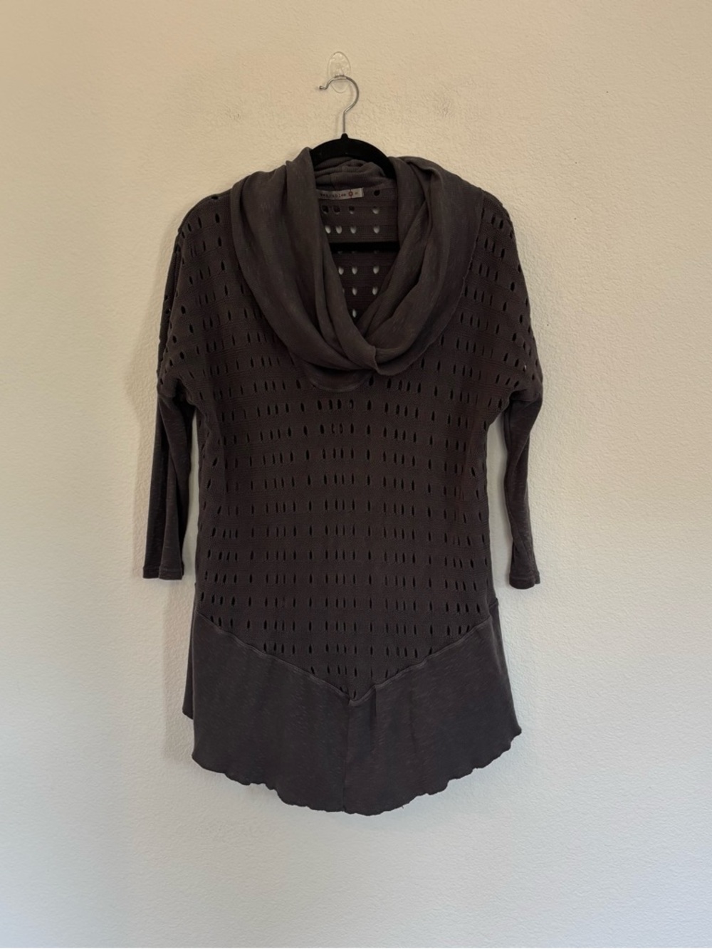 Wearables By XCVI Reed Cowl Tunic Sweater Oversized